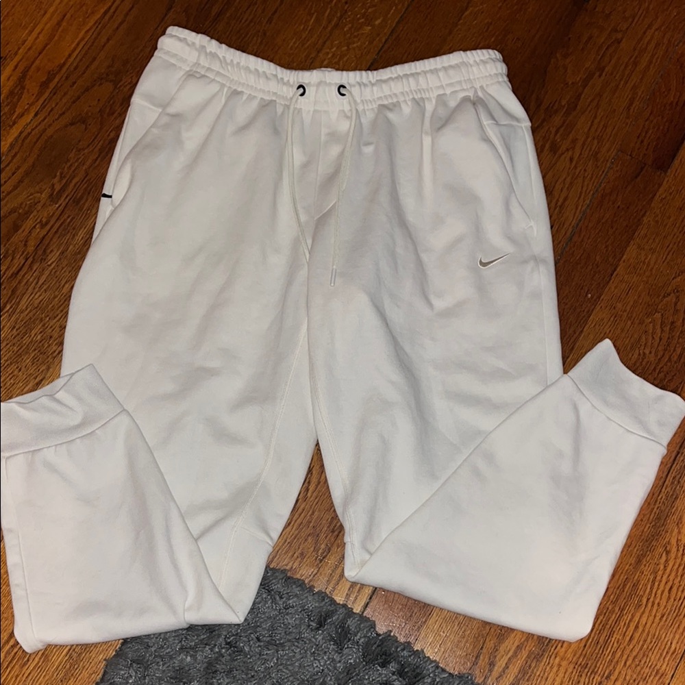 Nike Men's Cream Jogger Pants